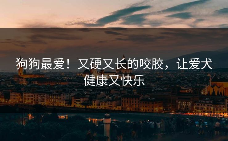 狗狗最爱!又硬又长的咬胶,让爱犬健康又快乐 狗狗最爱!又硬又长的咬胶,让爱犬健康又快乐